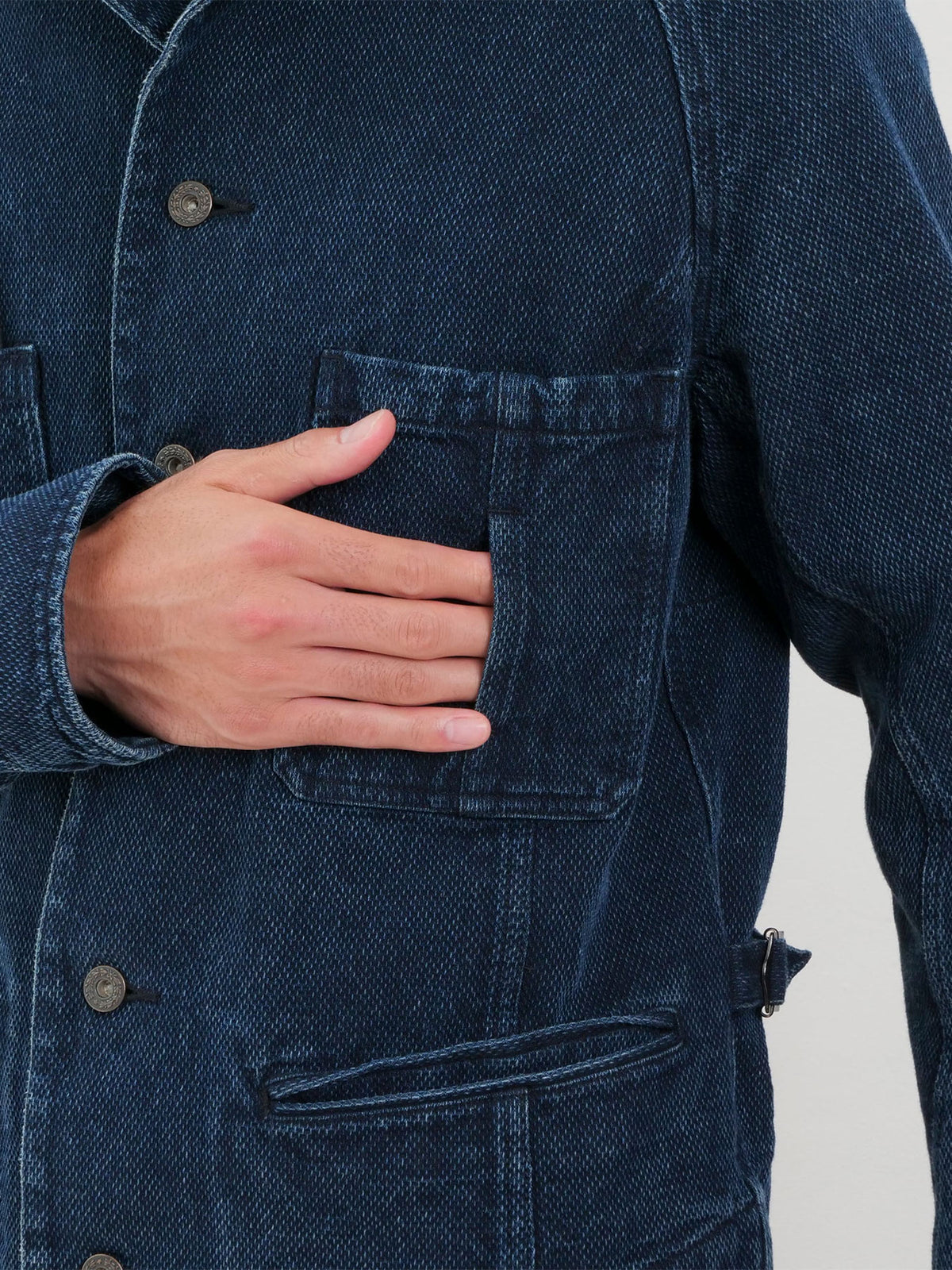 Soundman - Fender Engineer Jacket - Indigo Dyed SASHIKO – The Rugged ...