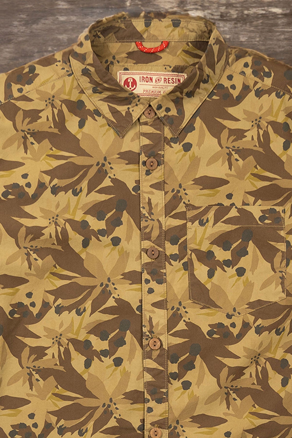 Iron And Resin - Sundown Floral Shirt in Gold