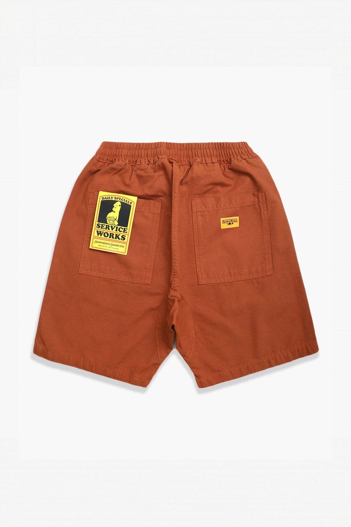 Service Works Classic Canvas Chef Shorts in Terracotta – The