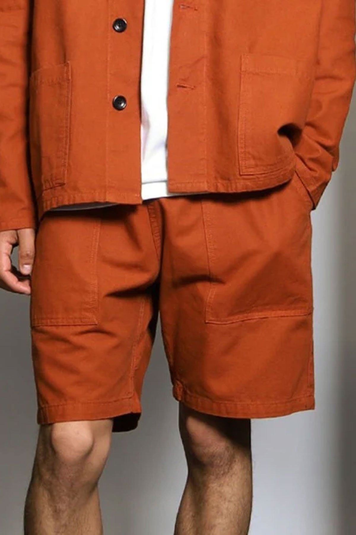 Service Works - Classic Canvas Chef Shorts in Terracotta