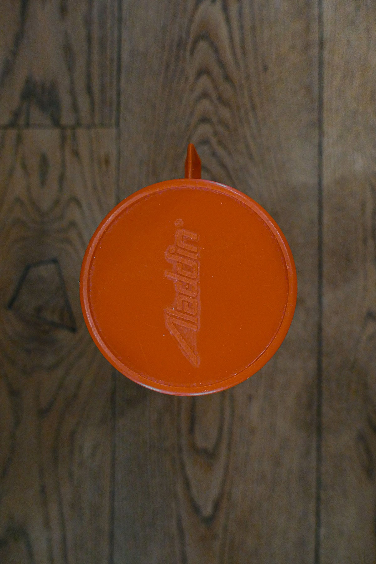 Vtg Orange Insulated Aladdin Mug // Made in Nashville TN 