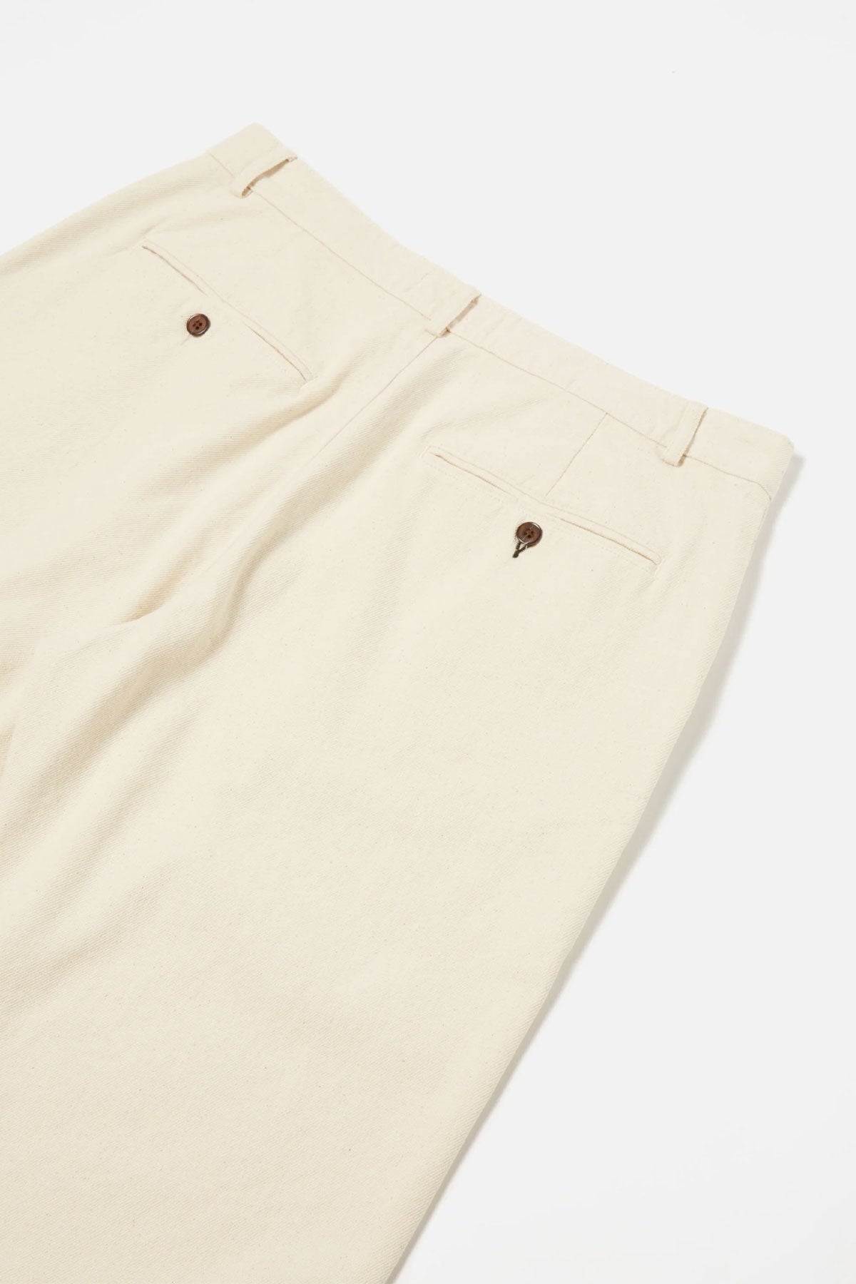 Universal Works - Military Chino In Ecru Recycled Cotton