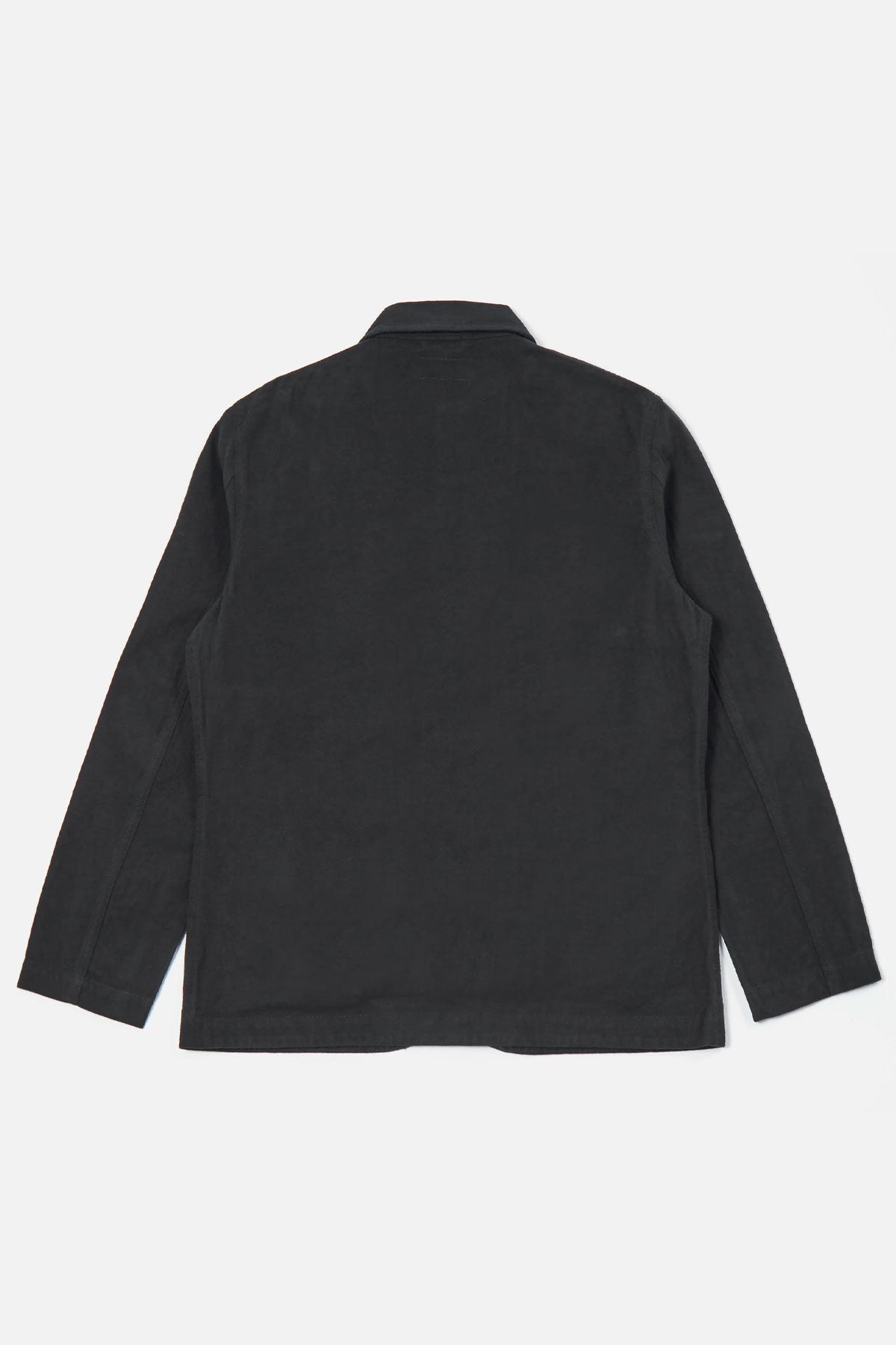Universal Works - Bakers Chore Jacket In Black Nebraska Cotton