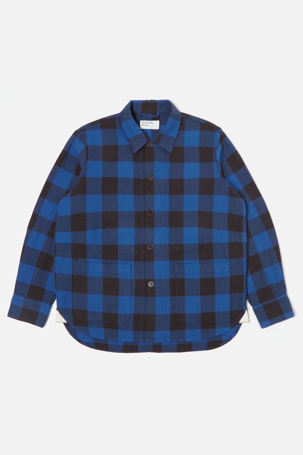 Universal Works - Travail Shirt In Navy Winter Gingham