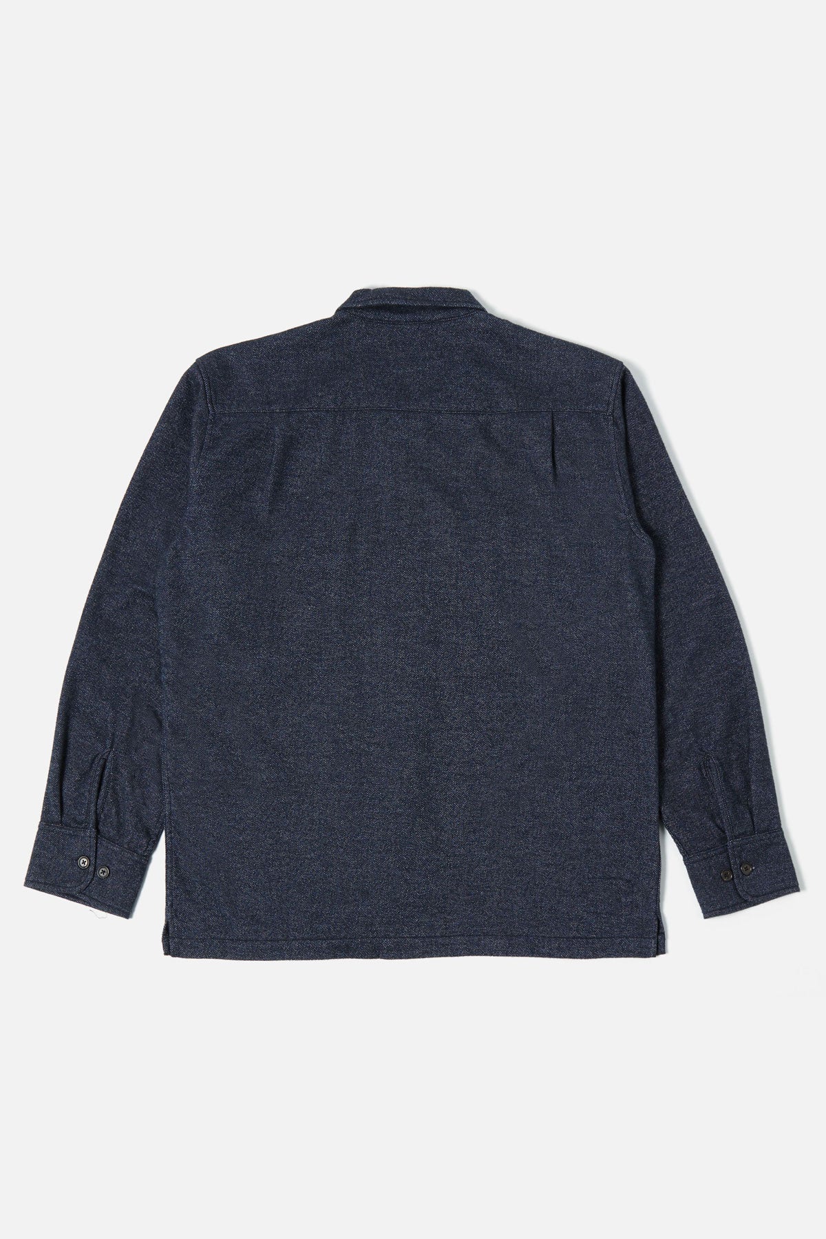 Universal Works - Soft Flannel Utility Shirt in Navy