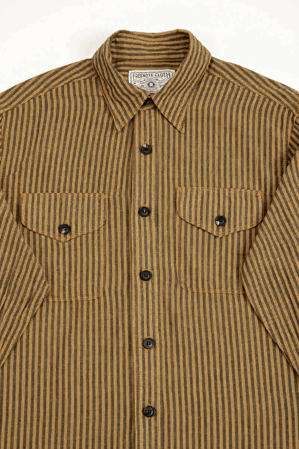 Freenote Cloth - Wells in Gold Stripe