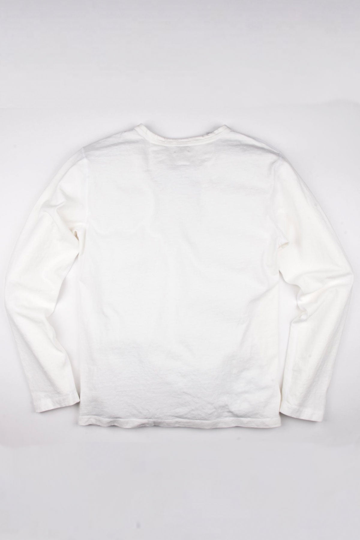 Freenote Cloth - 13 Ounce Henley - L/S White