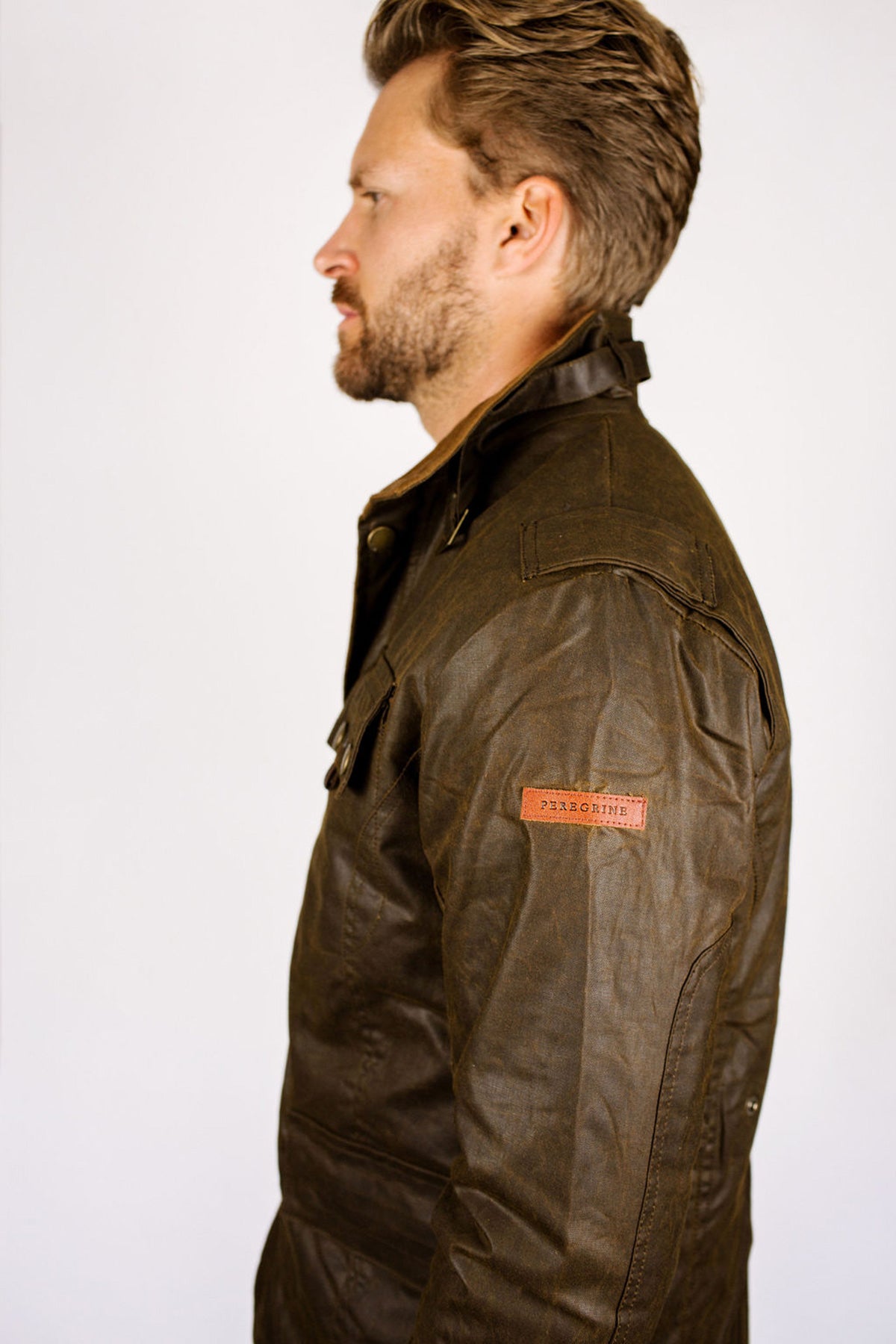 Peregrine - Bexley Waxed Jacket in Brown