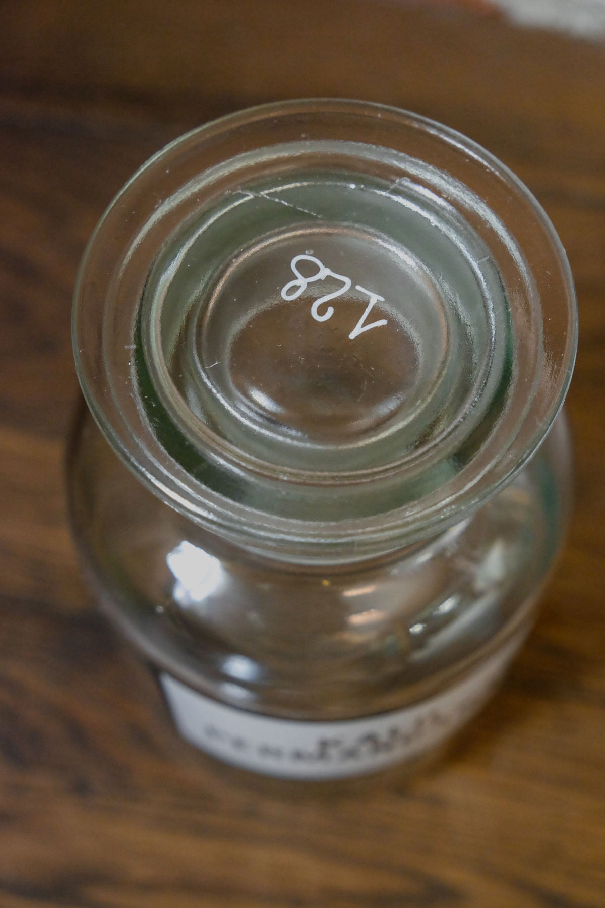 Vintage Large Apothecary Glass Jar - Pharmacy Bottle
