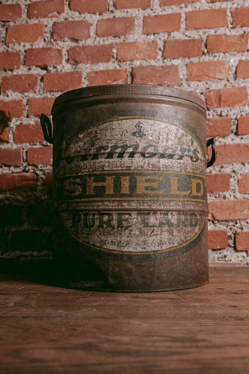 Armour’s Shield<br>Pure Lard Tin Bin