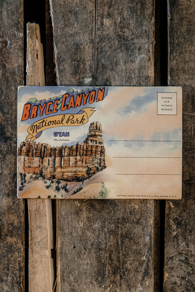 1930/40's Lot N°1 - 3 Linen Souvenir Postcard Folders