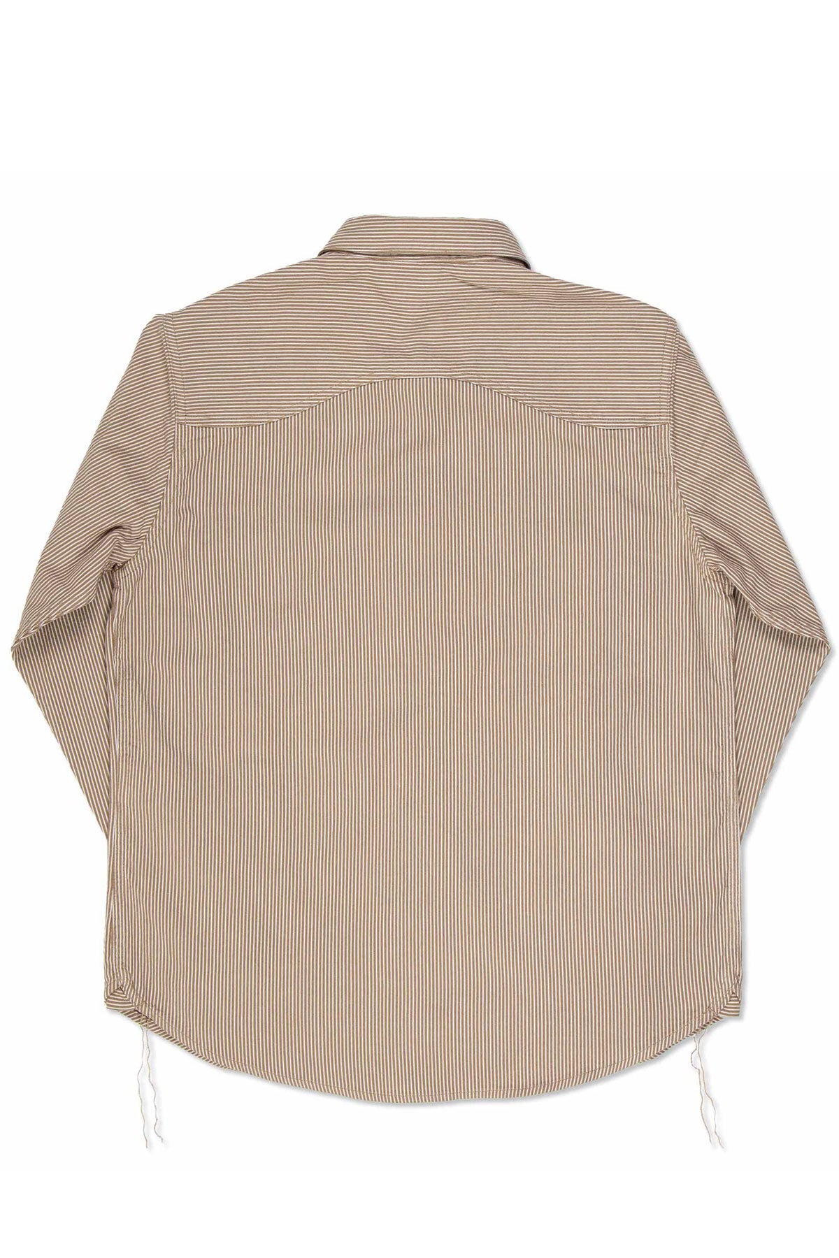 Benzak - BWS-01 Work Shirt 6.5 oz. brown cord stripe