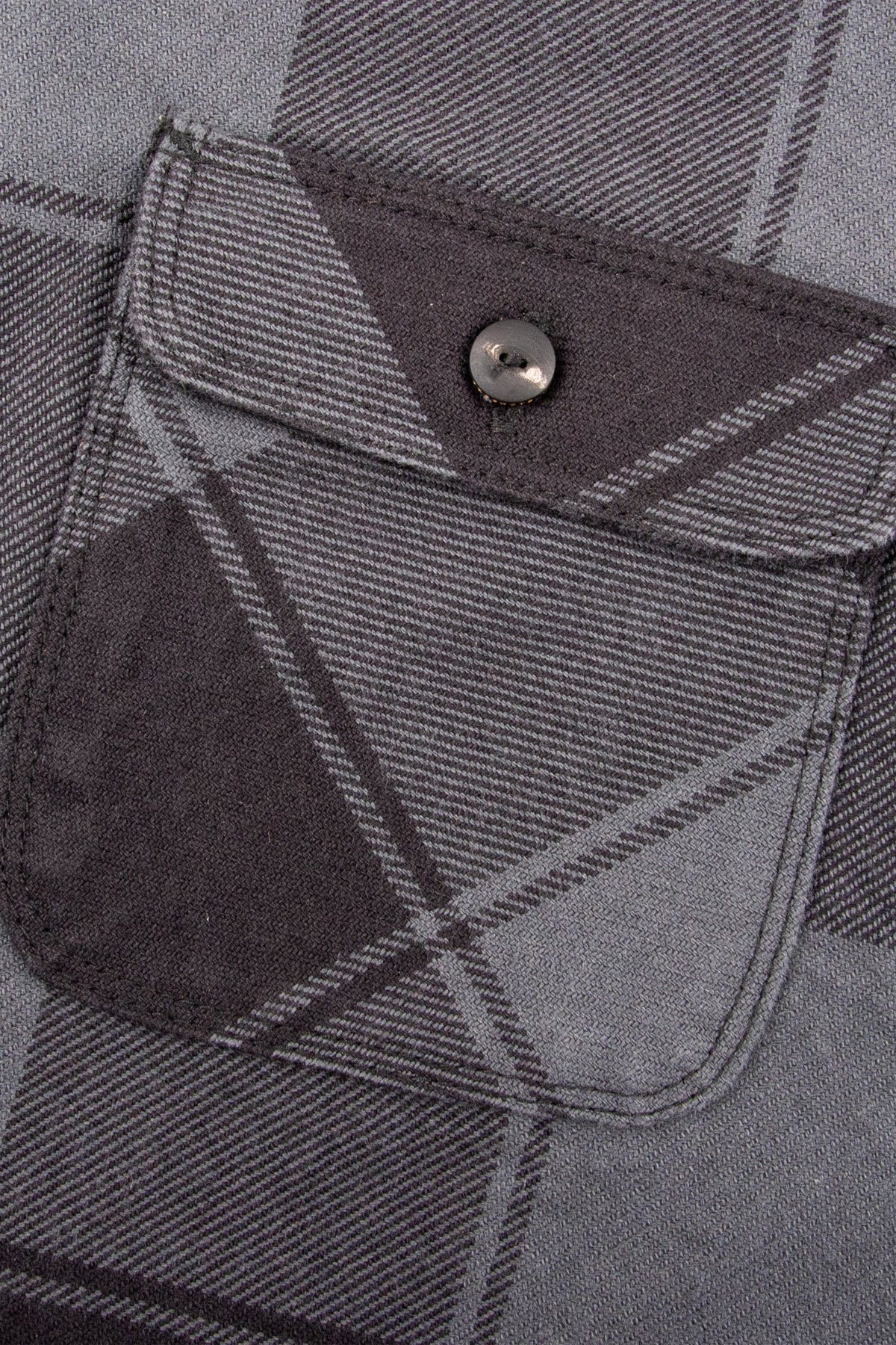 Freenote Cloth - Benson in Charcoal Buffalo Plaid