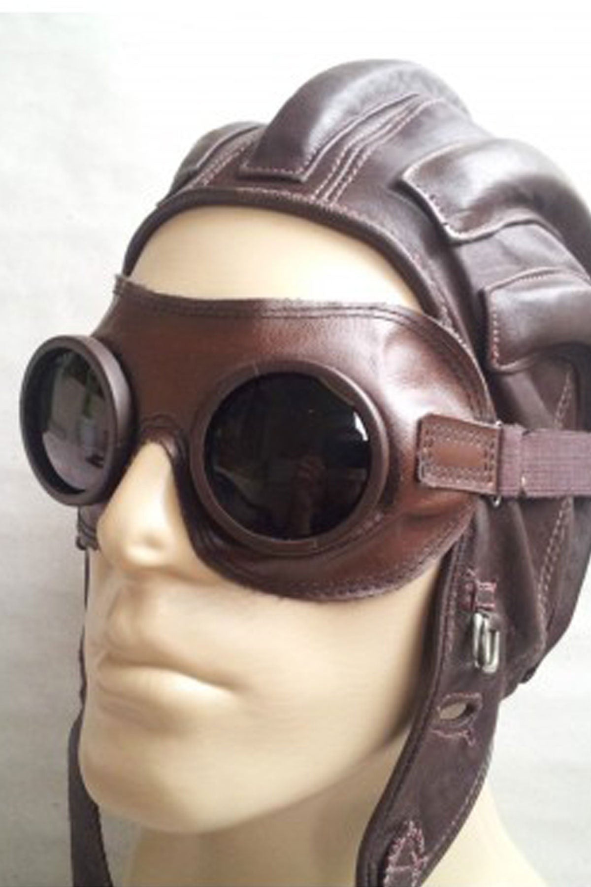 1960's Original USSR Dust Field Motorcycle Goggles with metal case