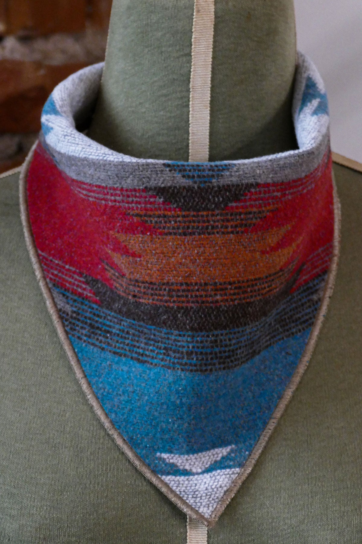 The Rugged Society - Wool Neckerchief with Native Pattern