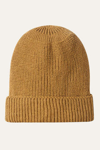 Peregrine - Porter Ribbed Beanie in Wheat