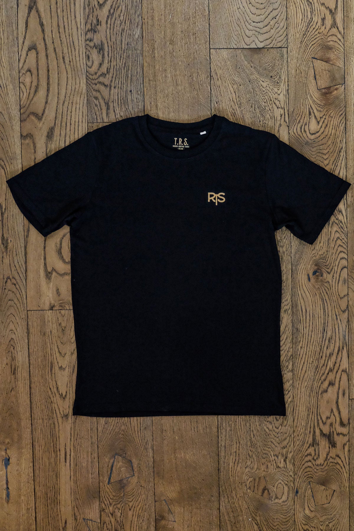 The Rugged Society - Stay Rugged - Heavy 220 G/M²  Black 100% Organic Cotton Tee