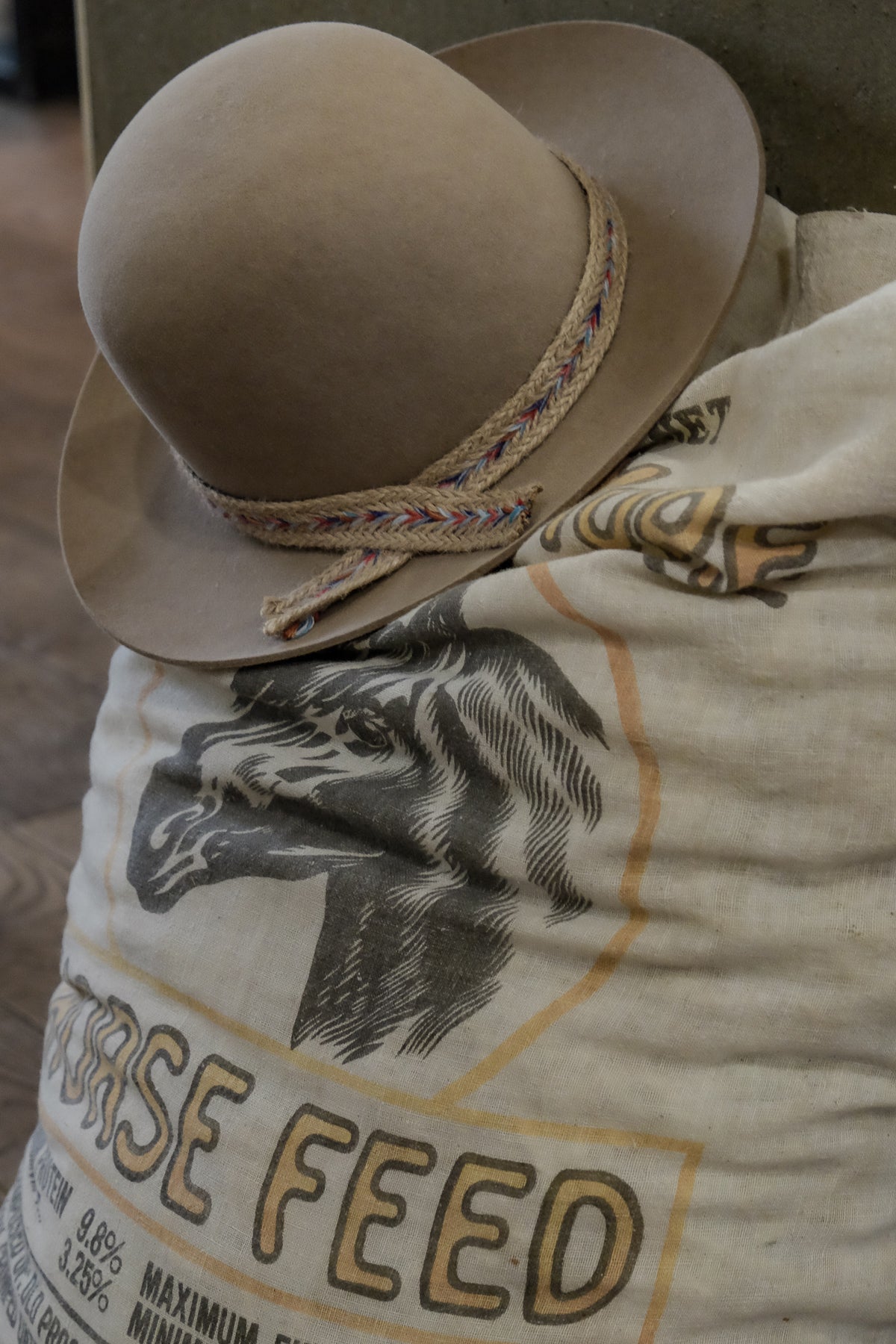 The Rugged Society - Open Crown Hat in Natural Color - Handmade to ord