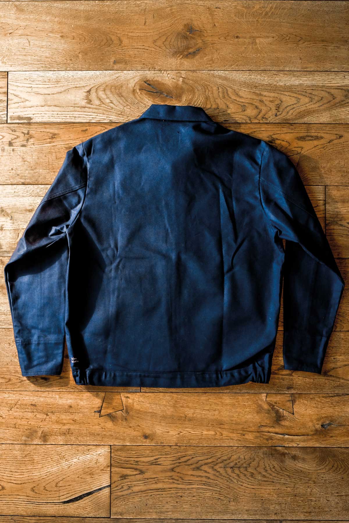 Bleu Blaton - Short Mechanic Worker Jacket in Navy