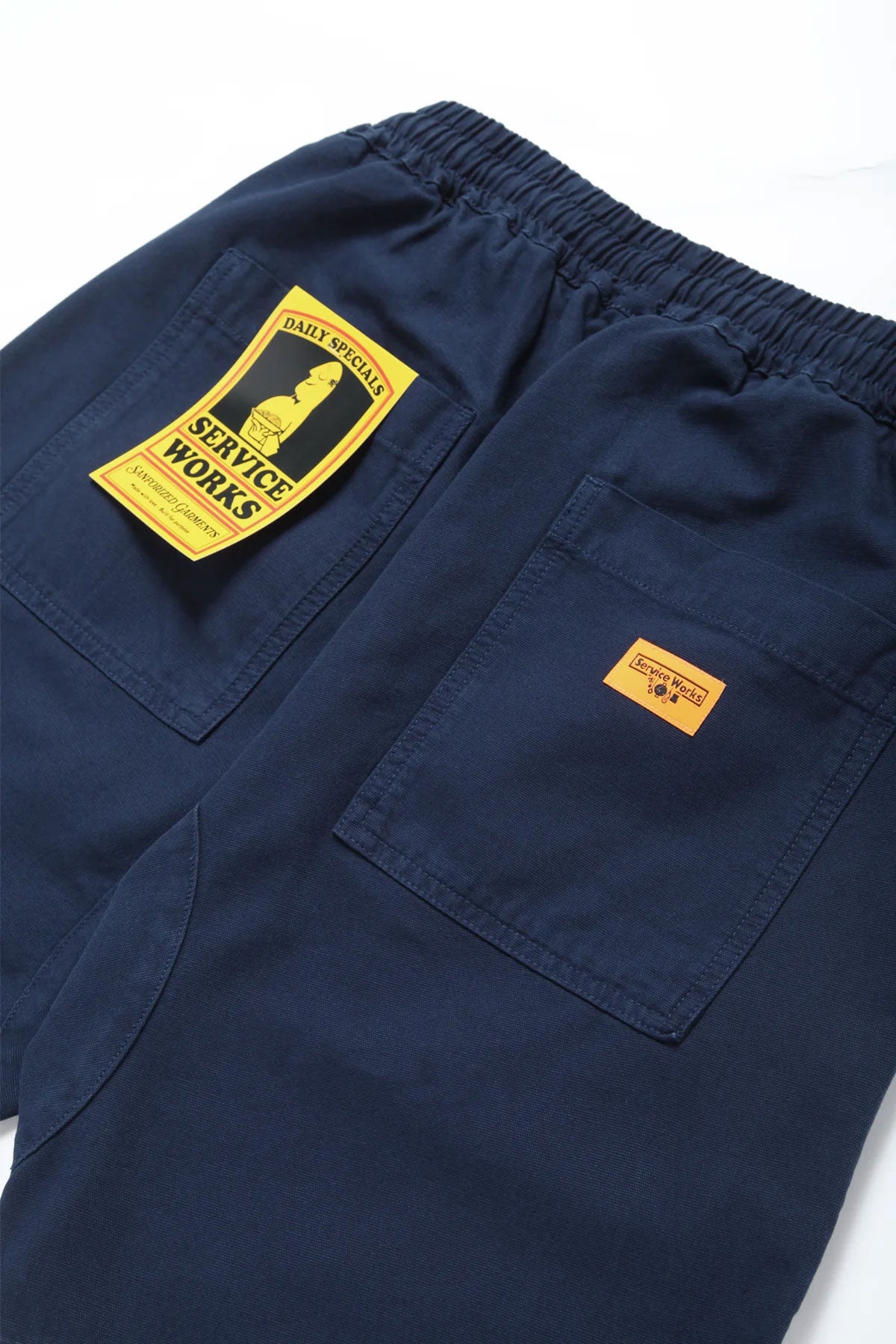 Service Works - Classic Canvas Chef Shorts in Navy