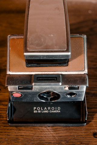 1972 Polaroid SX-70 Land Silver/Brown