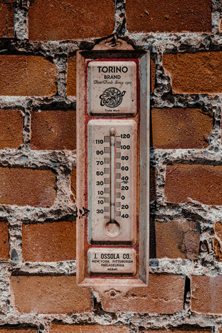 Torino Brand Vintage Working Thermometer J.Ossola