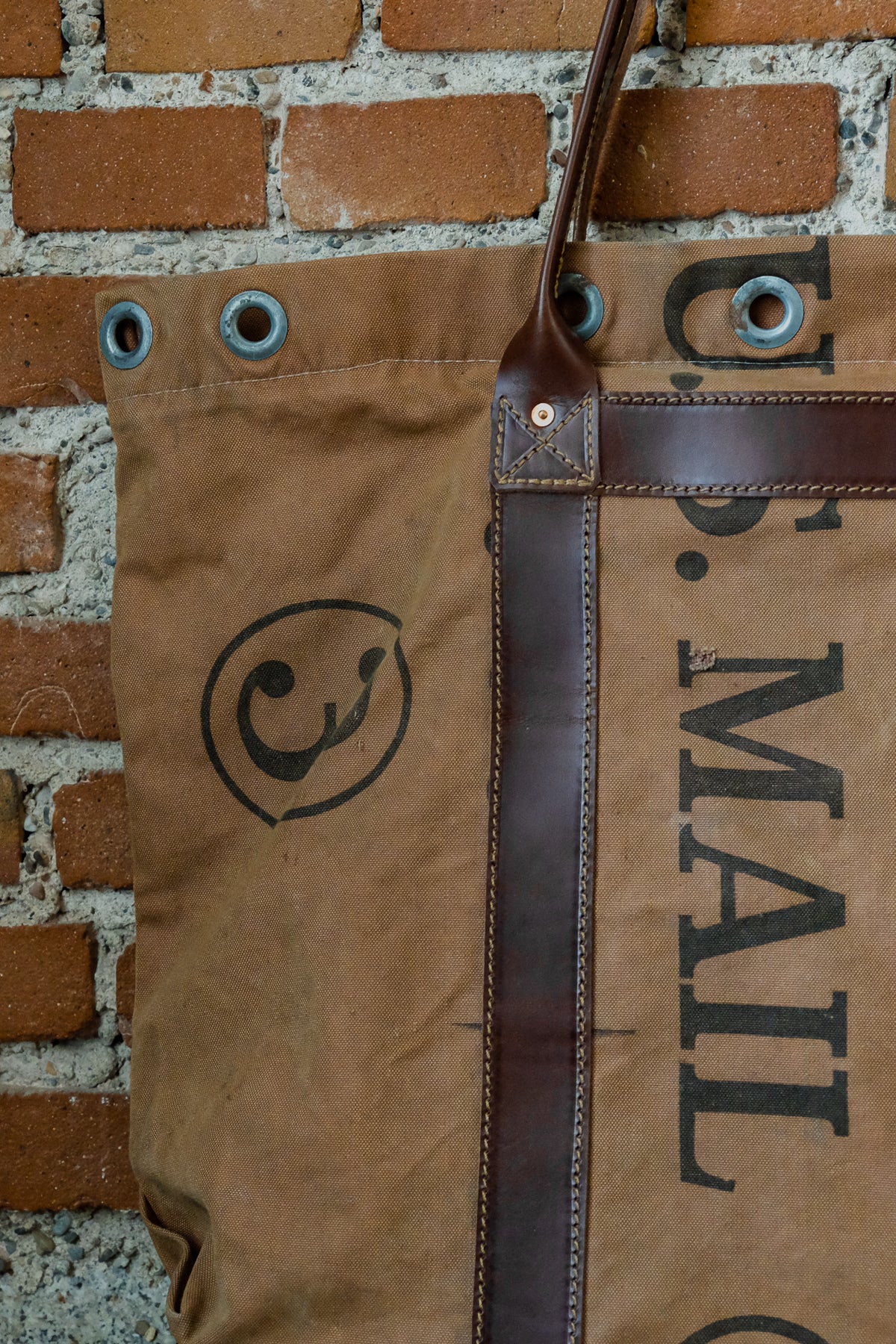 Actawl x The Rugged Society - Reworked Vintage US Mail Heavy Canvas Tote Carrier Bag