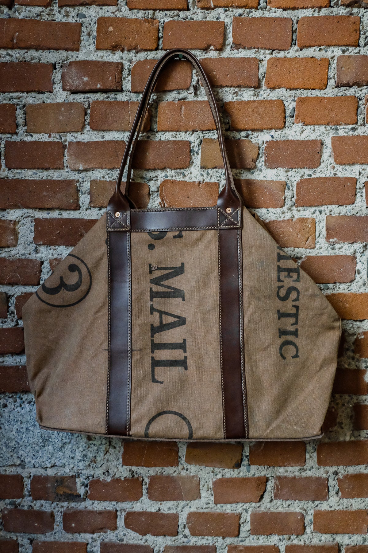 Actawl x The Rugged Society - Reworked Vintage US Mail Heavy Canvas Tote Carrier Bag