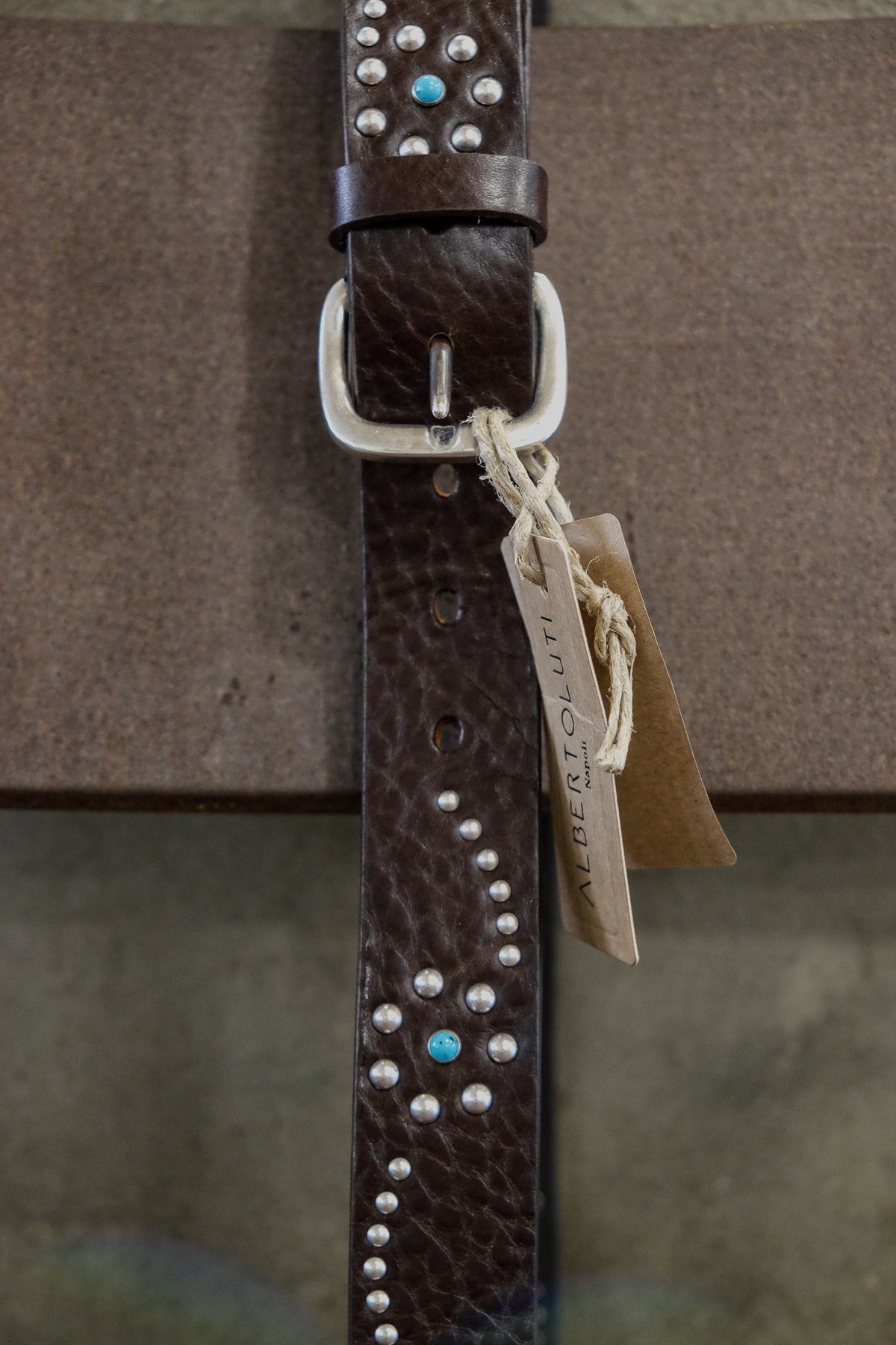 Alberto Luti - Type 901/35 Leather Belt in Dark Brown